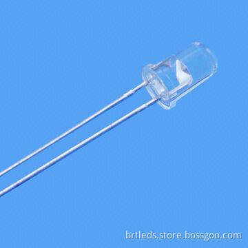 5mm LED Components, White Emitted Color, 14,000mcd Super High Brightness, 30° Viewing Angle